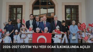 2026-2027 Eğitim Yılı Yedi Ocak İlkokulunda Açıldı