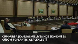 Cumhurbaşkanlığı Külliyesinde Ekonomi Eş Güdüm Toplantısı Gerçekleşti