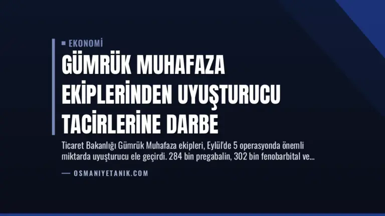 Gümrük Muhafaza Ekiplerinden Uyuşturucu Tacirlerine Darbe
